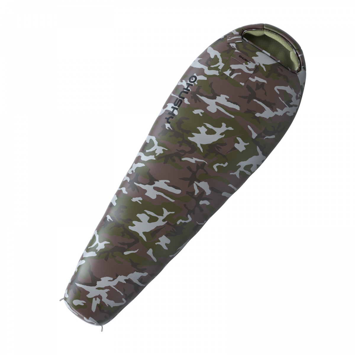 Husky Army green Synthetic winter sleeping bag