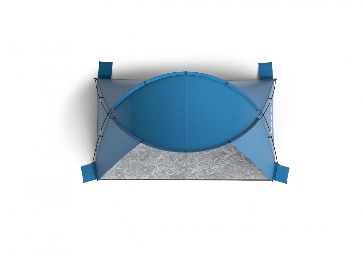 Beach shelter - Blum 4 - blue | HUSKY EU