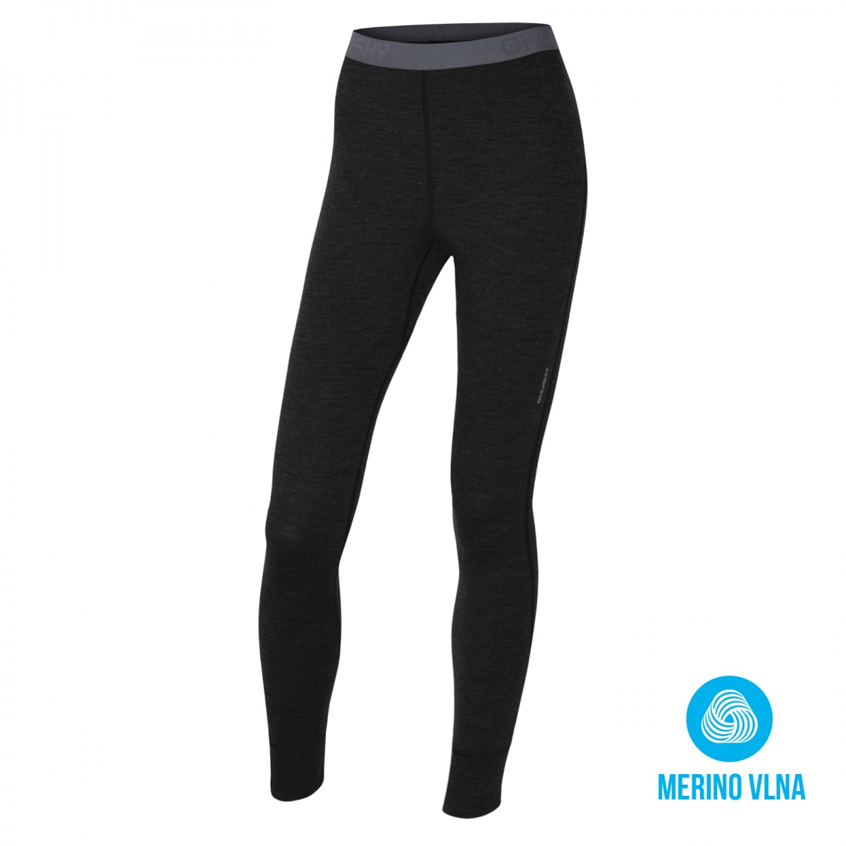 Merino thermal underwear Women s pants black HUSKY EU